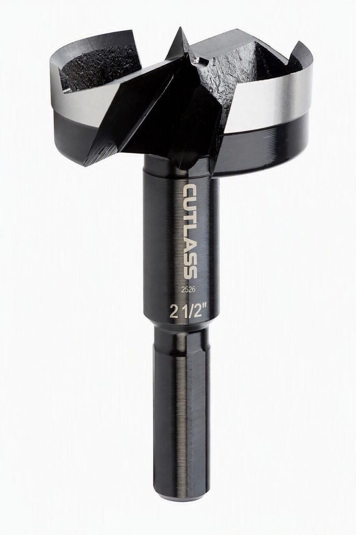Commander Tool BLACK SHARK Pro Forstner Bit Cutlass 2-1/2 Inch Forged Steel