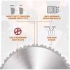 Evolution Power Tools 9in x 26T Multi-Purpose Cutting Circular Saw Blade, small image number 4