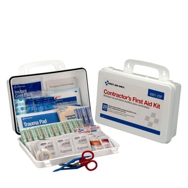 First Aid Only 25 Person Plastic Case Contractor First Aid Kit
