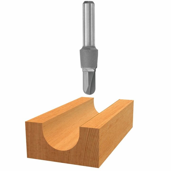 Bosch 1/8in x 1/4in Carbide Tipped Core Box Bit, large image number 0