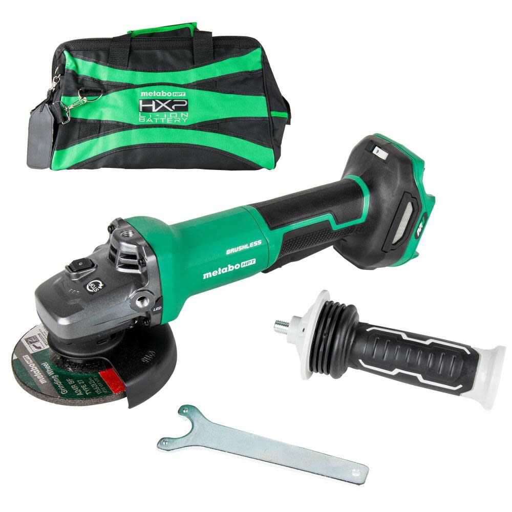 Metabo HPT Promotional 36V MultiVolt 4-1/2" Variable Speed Paddle Switch Angle Grinder (Bare Tool), large image number 1