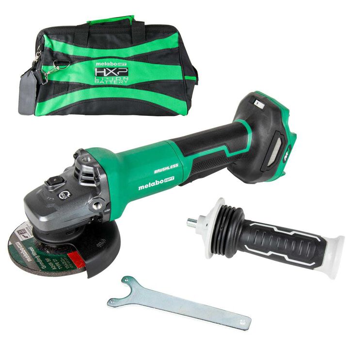 Metabo HPT Promotional 36V MultiVolt 4-1/2" Variable Speed Paddle Switch Angle Grinder (Bare Tool)