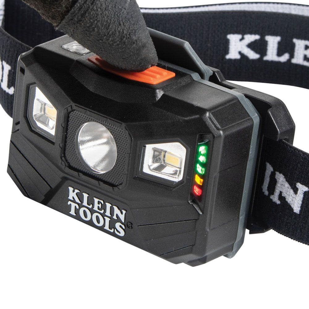 Klein Tools Rechargeable Headlamp with Strap 400 Lumen All-Day Runtime Auto-Off  56048 from Klein Tools Acme Tools