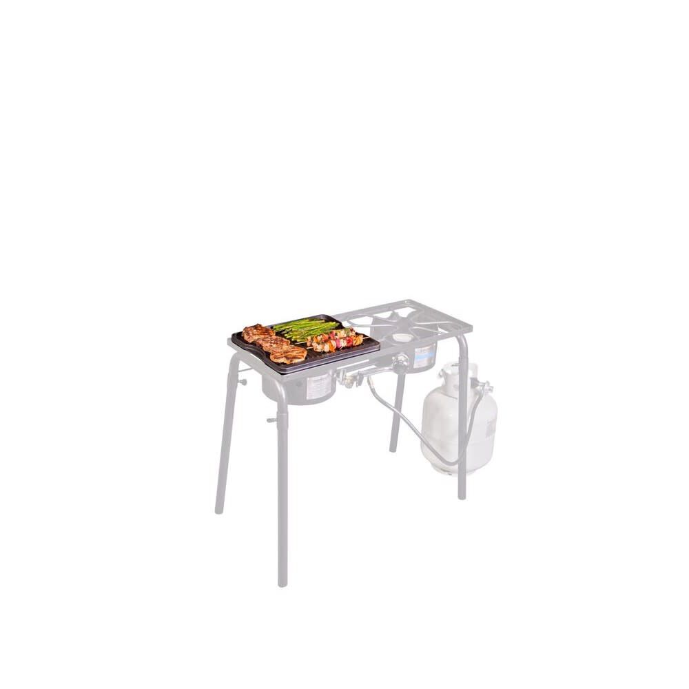 Camp Chef 14 in x 16 in Cast Iron Reversible Grill Griddle CGG16B