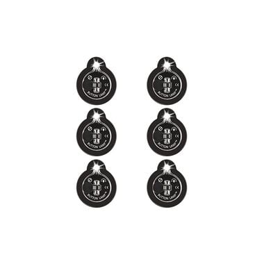 Panther Vision Adhesive LED Light Button Lamp 6pk