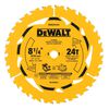 DEWALT 8-1/4 Inch 24T Circular Saw Blade, small image number 1