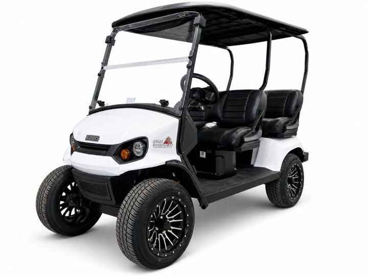 E-Z-GO Liberty Elite 4-Seat Electric Golf Cart Bright White