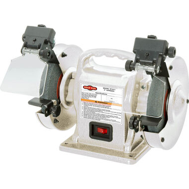 Shop Fox 6 Inch Portable Bench Grinder with LEDs