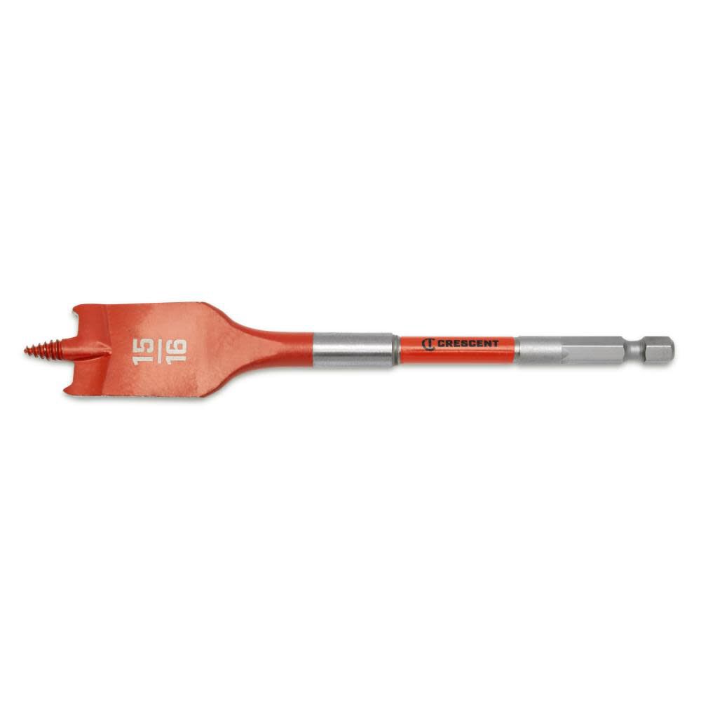 Crescent Screw Point Spade Drill Bit, 15/16 Inch x 6 Inch, large image number 1