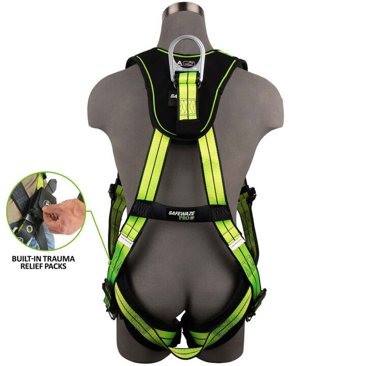 Safewaze PRO+ Full Body Harness: 1D, QC Chest, TB Legs, Trauma relief, large image number 1