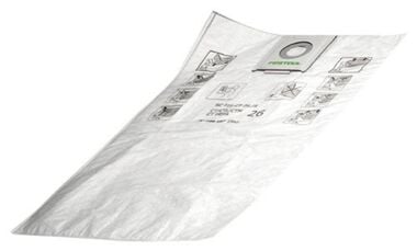 Festool Self Clean Filter Bags for CT 48 5-Pack, large image number 0
