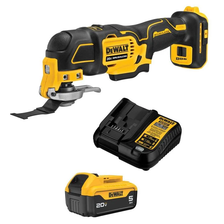 DEWALT 20V MAX Brushless Oscillating Multi-Tool 5 Ah Kit
