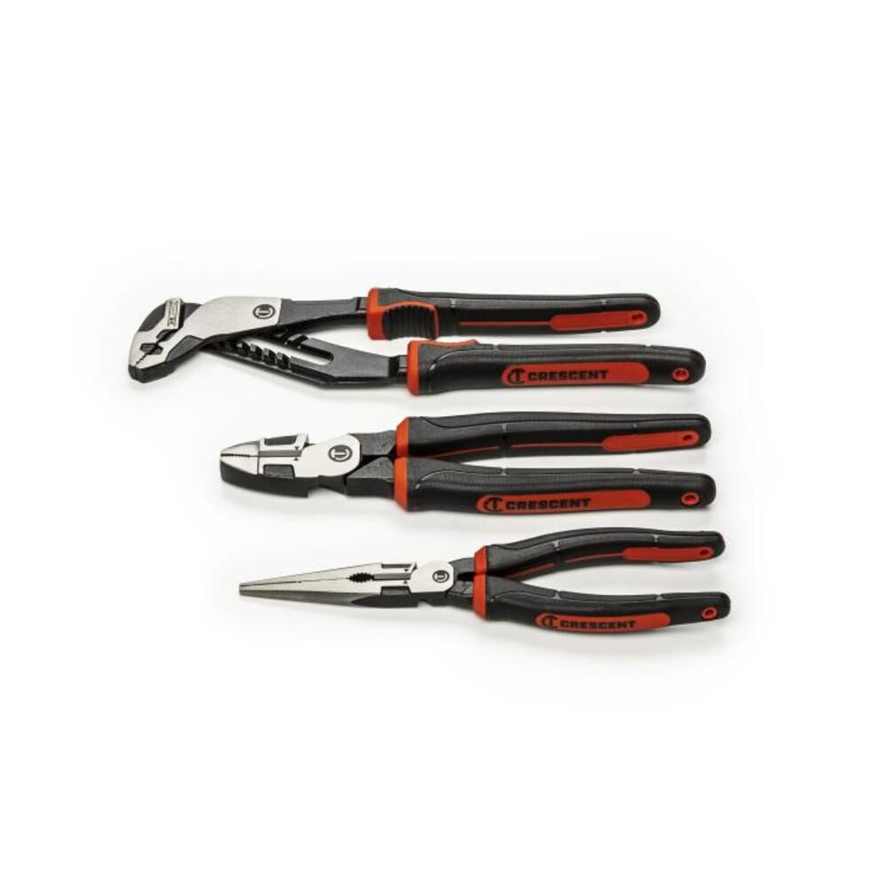 Crescent 3 Piece Z2 Mixed Dual Material Plier Set Z2SET3CG Crescent 3 Piece Z2 Mixed Dual Material Plier Set Z2SET3CG