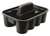 Rubbermaid 10.9-in W x 7.4-in H x 15-in D Black Deluxe Carry Caddy, small