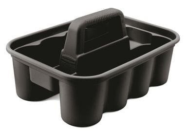 Rubbermaid 10.9-in W x 7.4-in H x 15-in D Black Deluxe Carry Caddy, large image number 0
