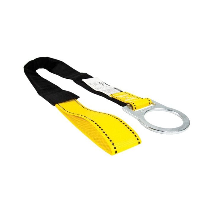 Guardian Fall Protection 130-420 Lbs 4 Ft. Concrete Anchor Strap with Loop, D-Ring Ends