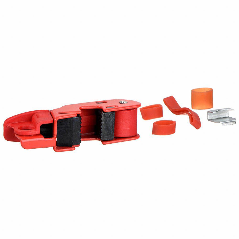 Master Lock Grip Tight Circuit Breaker Lockout for Single & Double Toggle, Red, large image number 5