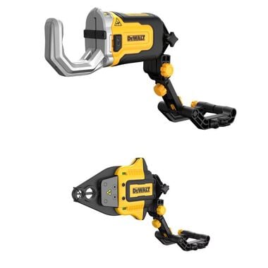 DEWALT PVC/PEX Pipe Cutter Attachment & PEX Crimp Ring Attachment Bundle