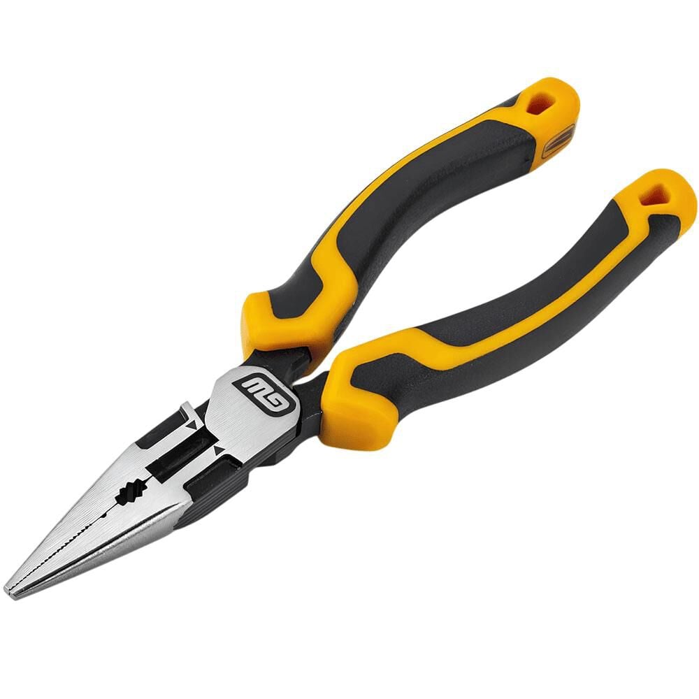 GEARWRENCH Pitbull Long Nose Pliers 6in Dual Material, large image number 1