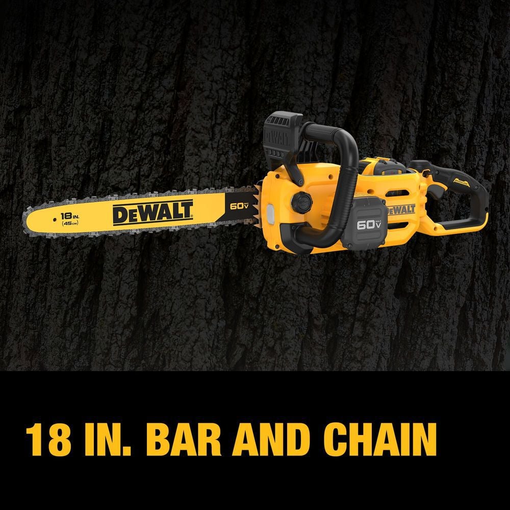 DEWALT 60V MAX Chainsaw 18 Inch Brushless Cordless Kit, large image number 4