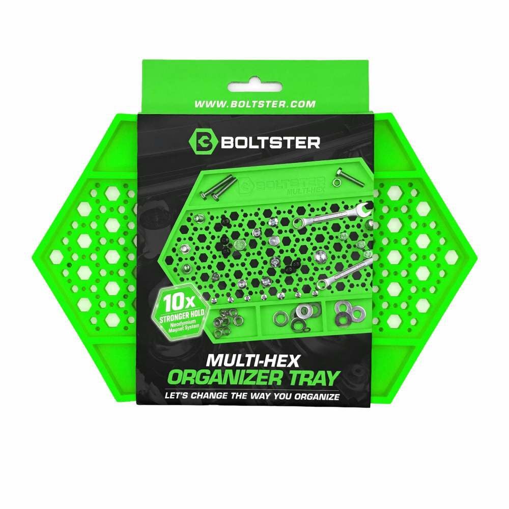 Boltster Multi-Hex Magnetic Fastener Organizer Tray Green, large image number 1