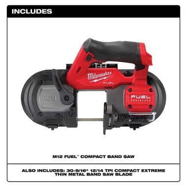 Milwaukee M12 FUEL Compact Band Saw (Bare Tool), large image number 1
