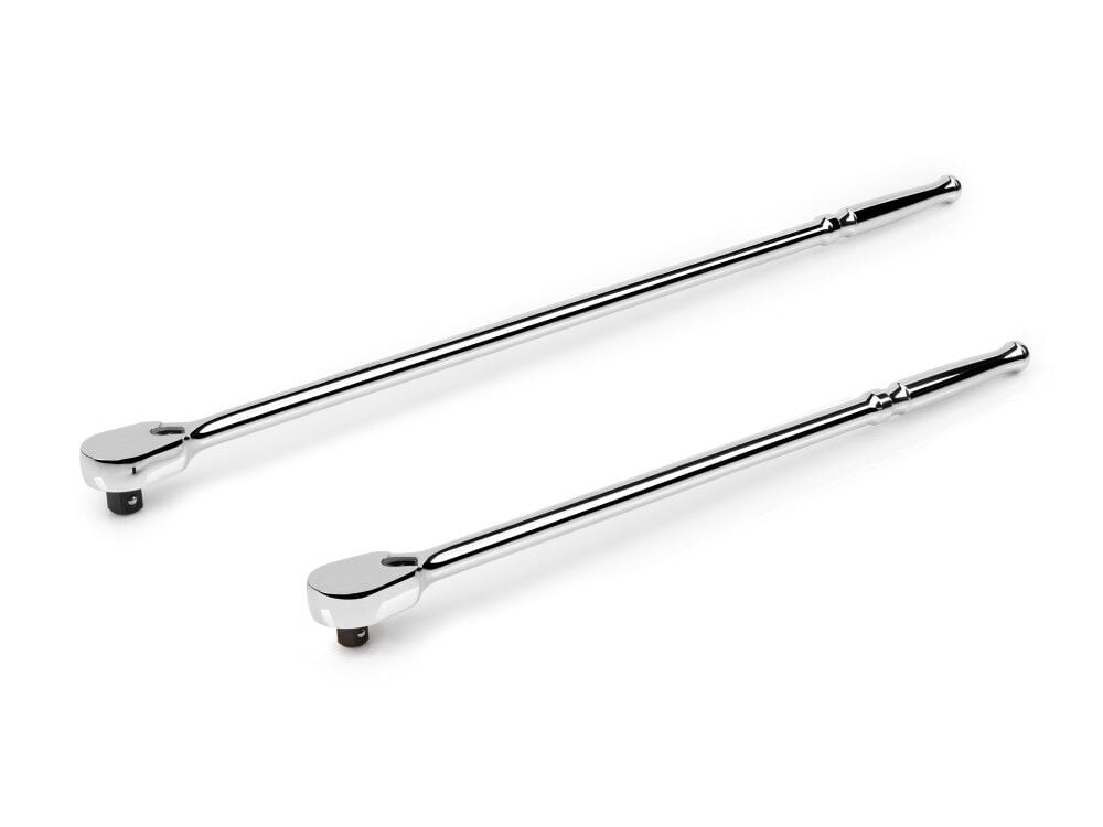 Tekton 3/8, 1/2 Inch Drive Non-QR Extra-Long Ratchet Set, 2 Pieces, large image number 2