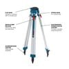 Bosch 63 Inch Aluminum Flat Head Contractors Tripod Reconditioned, small image number 4