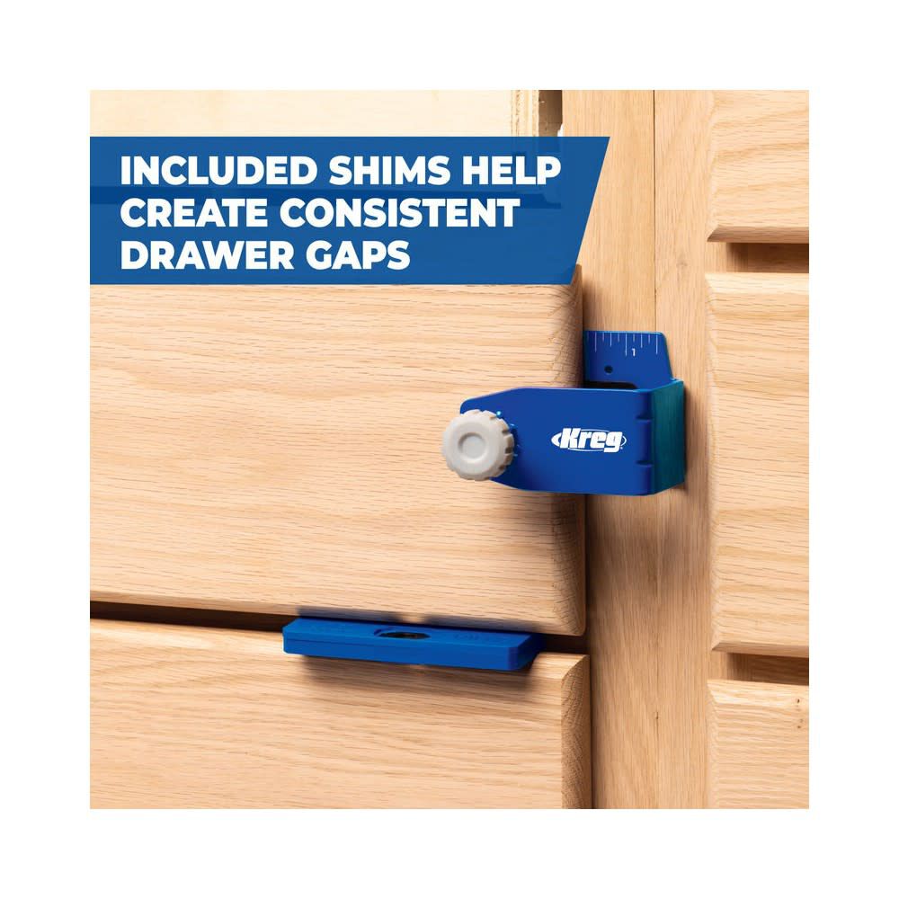 Kreg Heavy-Duty Drawer Front Mounting System KCS-DFMT-PRO - Acme Tools