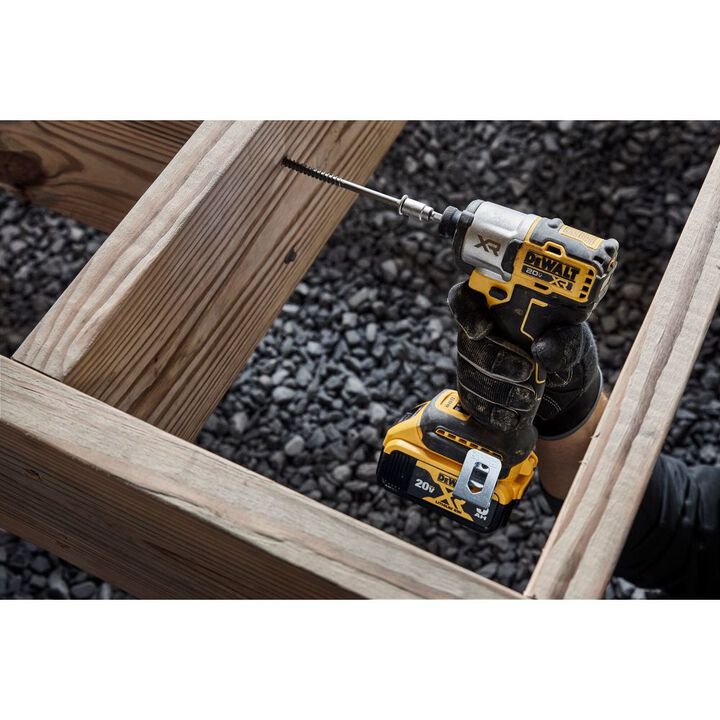 DEWALT 20V MAX XR Impact Driver Kit & Elite Series 100pc Drill Driver Set, large image number 11
