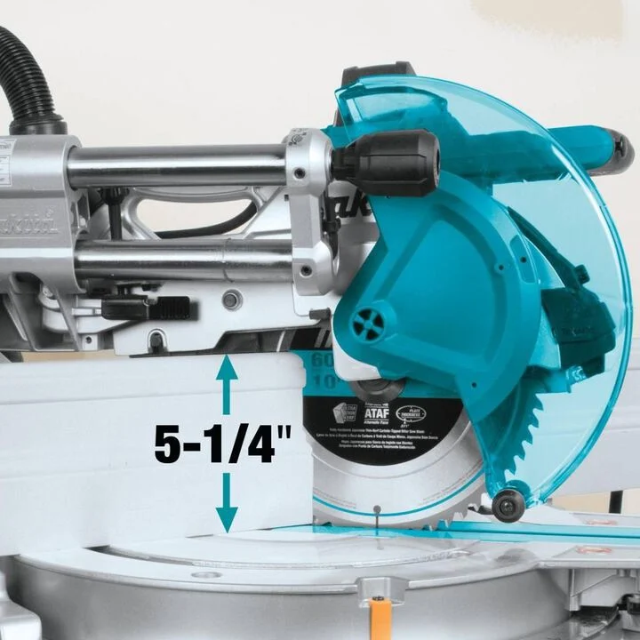 Makita 10in Dual-Bevel Sliding Compound Miter Saw with Laser, large image number 27