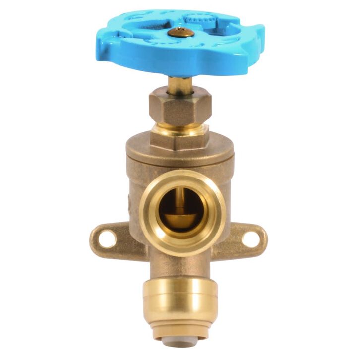 Sharkbite 1/2in MHT T x 1/2in D MHT Brass Garden Valve, large image number 1