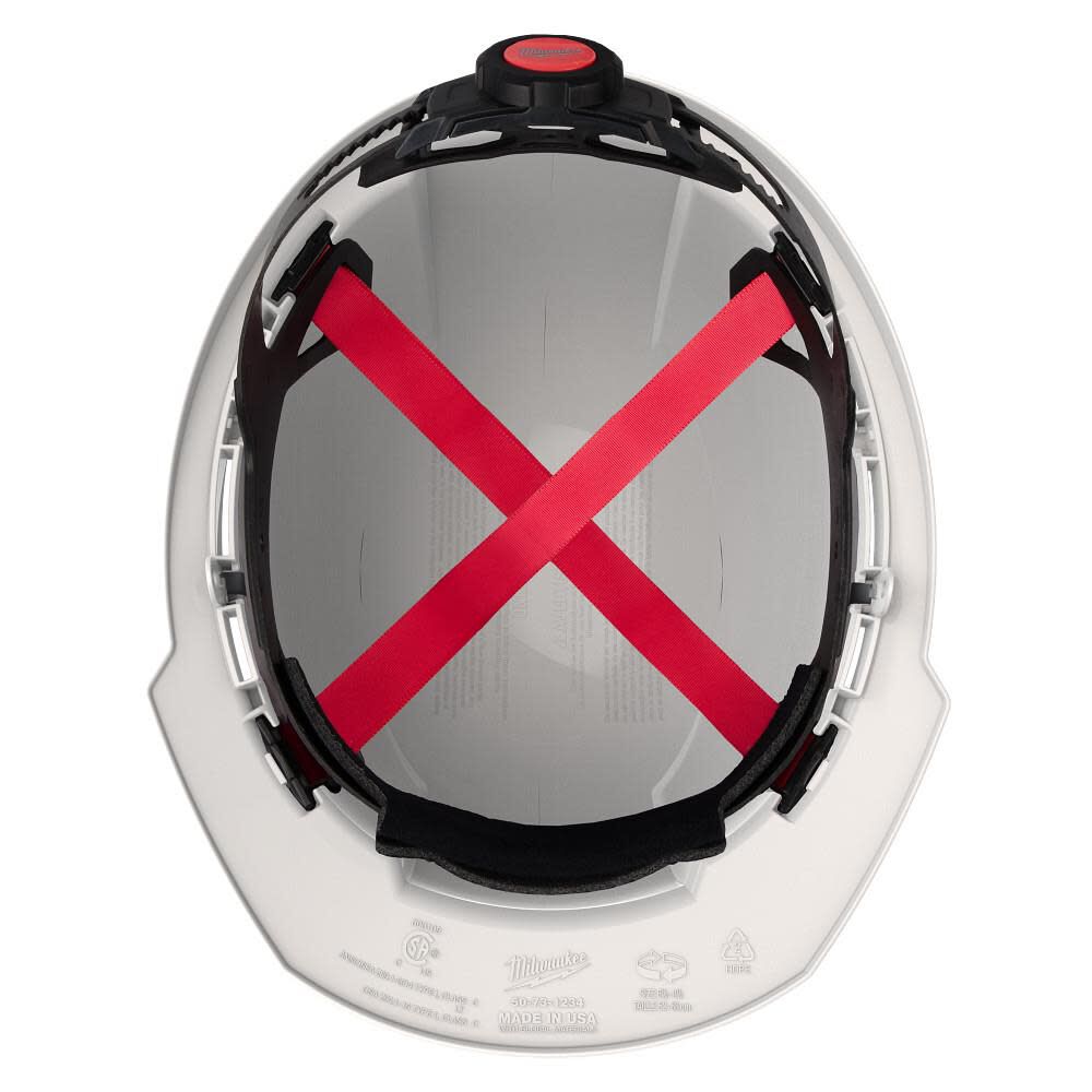 Milwaukee Green Front Brim Hard Hat with 4pt Ratcheting Suspension Type 1 Class E & BOLT USB Cooling Fan Bundle, large image number 8