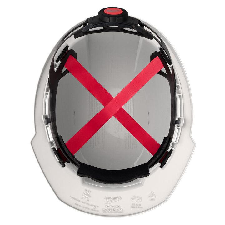 Milwaukee Green Front Brim Hard Hat with 4pt Ratcheting Suspension Type 1 Class E & BOLT USB Cooling Fan Bundle, large image number 7