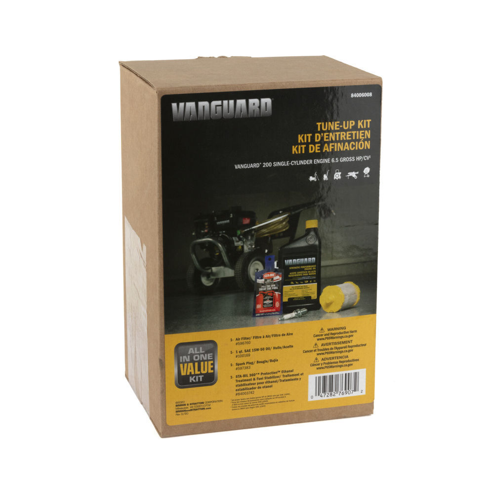 Briggs and Stratton SAE 15W-50 Oil Tune-Up Kit for Vanguard 200 Engines, large image number 2