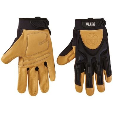 Klein Tools Pair of Leather Work Gloves - Large, large image number 7