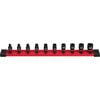 Milwaukee 10PC SHOCKWAVE Impact Duty Socket SAE Standard 6 Point Set, small image number 1