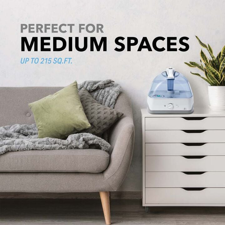 Perfect Aire 1.3 Gallon 215 Sq Ft Cool Mist Humidifier with Night Light, large image number 1