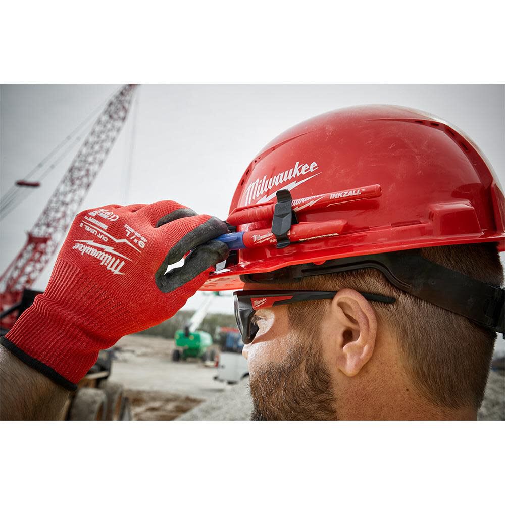 Milwaukee White Full Brim Hard Hat with 4pt Ratcheting Suspension Type 1 Class E, large image number 5