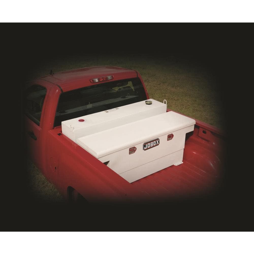 Crescent JOBOX Steel Transfer Tank 100 Gallon L-Shaped Black