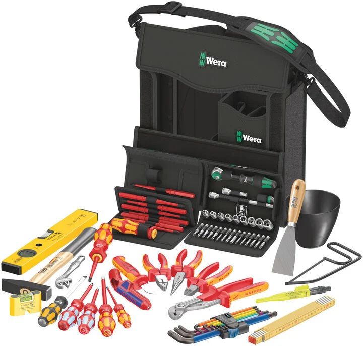Wera Tools 2go E 1 Tool Set for Electricians 73pc