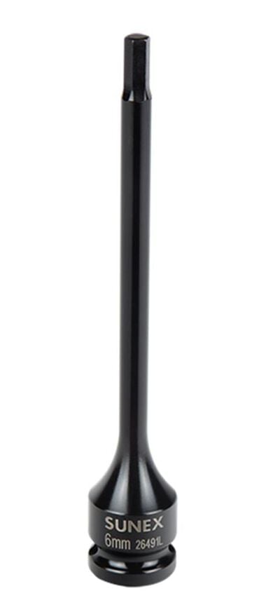 Sunex 1/2 In. Drive 6 mm Hex Impact Socket