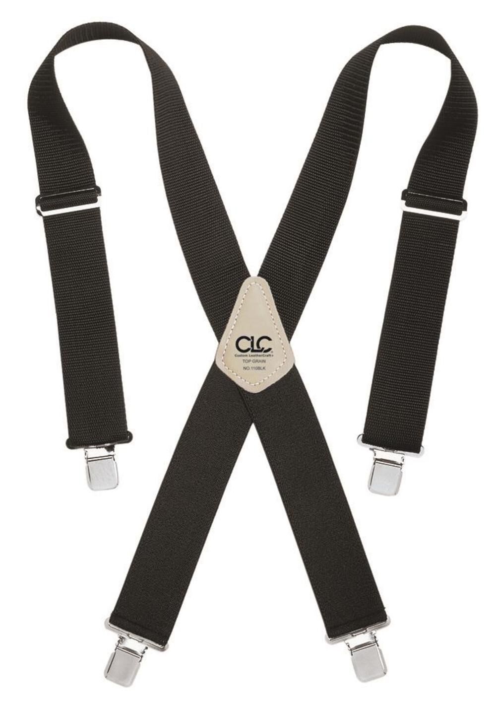 CLC Heavy-Duty Work Suspenders - Black, large image number 1