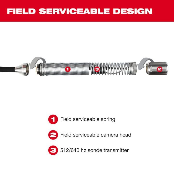 Milwaukee 100 Ft. Flexible Modular Pipeline Inspection Reel, large image number 9