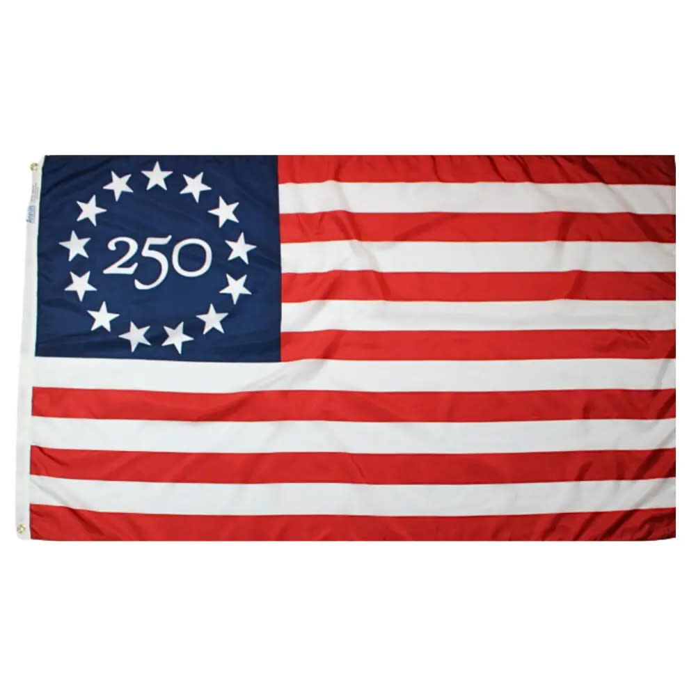 FEDERAL FLAGS America 250 3 Ft by 5 Ft Fully Printed Nylon Betsy Ross Flag – 16827224326199