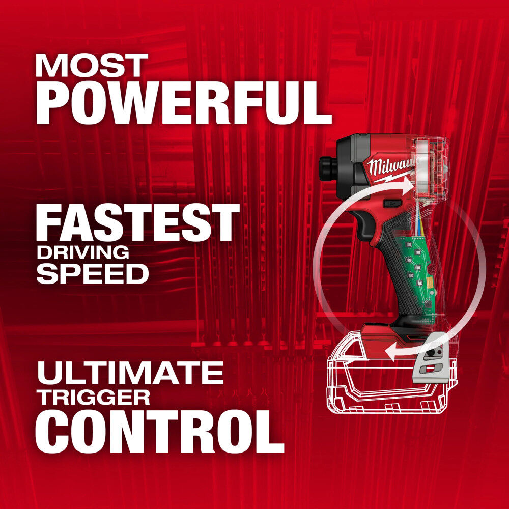 Milwaukee M18 FUEL 1/4 Inch Hex Impact Driver PACKOUT Kit, large image number 2