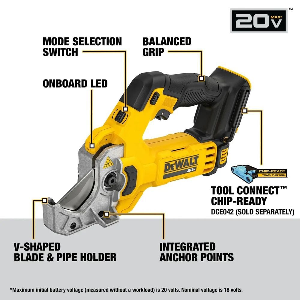 DEWALT 20V MAX PEX Expander & Plastic Tubing Cutter Bundle, large image number 12