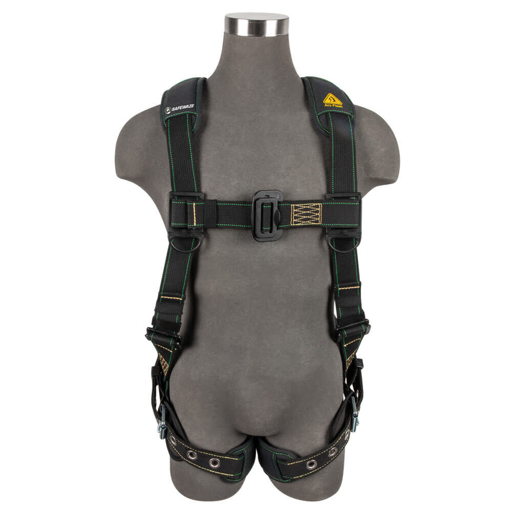 Safewaze Arc Flash Full Body Harness: DE 1D, DE MB Chest, TB Legs, large image number 1