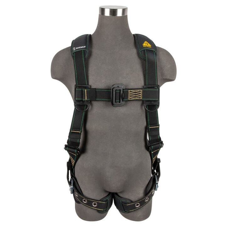 Safewaze Arc Flash Full Body Harness: DE 1D, DE MB Chest, TB Legs, large image number 0