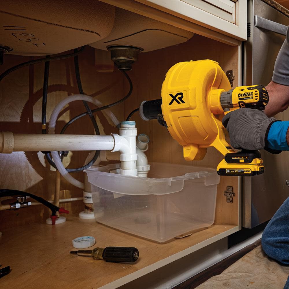 DEWALT 20V MAX XR Brushless Drain Snake Kit DCD200D1 Acme Tools